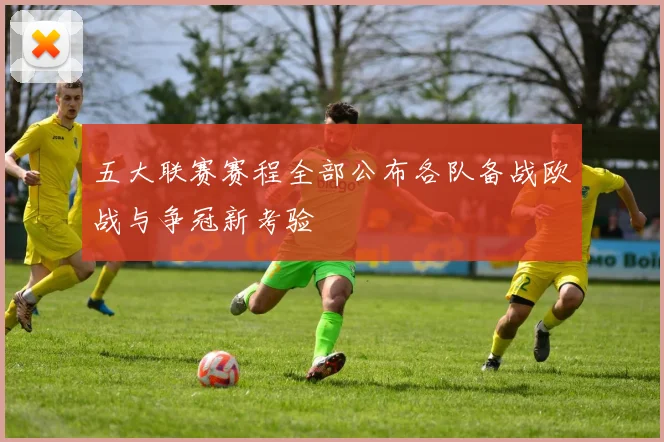 五大联赛赛程全部公布各队备战欧战与争冠新考验